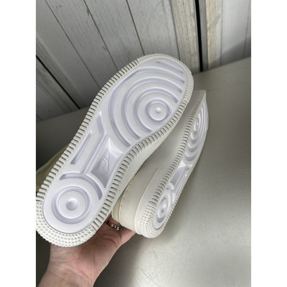 NIKE Air Force 1 Clear PHANTOM WHITE RAIN BOOTS WOMEN Size 7 - Picture 6 of 7